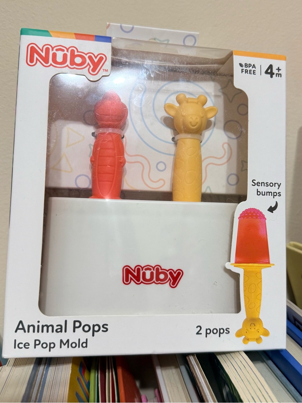 Nubby Teething Animal Pops Ice Pop Mold